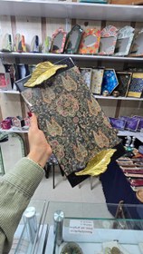 تصویر سینی مجلسی چوب و رزین 