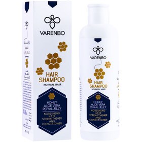 تصویر شامپو عسل وارنبو مخصوص موهای معمولی 250ML Varenbo normal hair honey shampoo