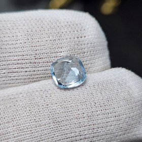 تصویر نگین سنگ بلو توپاز معدنی سویسی کد 36456 