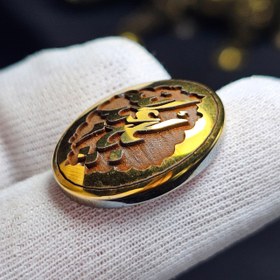 تصویر نگین سنگ حدید صینی معدنی کد 37283 