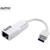 تصویر تبدیل دیتا USB 3.0 نر به شبکه RJ45 مادگی بافو مدل BH-330 