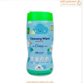 تصویر دستمال مرطوب کودک حاوی عصاره آلوئه‌ورا 70 برگ کانواس بی بی لند Baby Land Canvas Baby Wet Wipes with Aloe Vera Extract 70 sheets