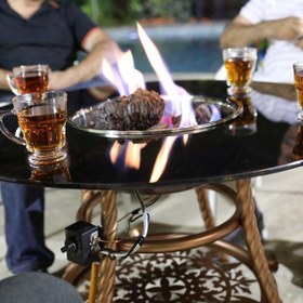 تصویر میز آتشدان 
