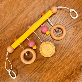 تصویر آویز تخت بچه تن تن (طرح میلو) 