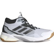 تصویر کتونی آدیداس کریزی فلایت مید adidas crazy flight mid اورجینال رنگ سفید مشکی - ۴۰ Adidas Crazyflight 5 Mid W IG1611 Shoes
