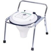 تصویر توالت ساده لوکس گالونیزه سرو پیکر توس کد 310332 - رنگ:سفید 