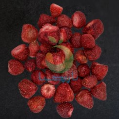 تصویر توت فرنگی خشک پفکی 