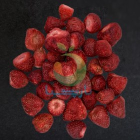 تصویر توت فرنگی خشک پفکی 