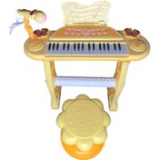 تصویر پیانو اسباب‌بازی ۳۷ کلیده میکروفن‌دار کد 8868B 