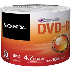 تصویر دی وی دی خام سونی مدل DVD-R2 بسته 50 عددی 