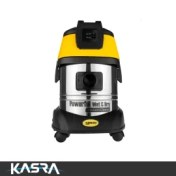 تصویر جاروبرقی سطلی کسری مدل سُران 5000 زرد kasra bucket vacuum cleaner model soran 5000 yellow