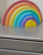 تصویر رنگین کمان چوبی کد 01 