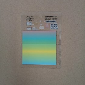 تصویر پست ایت شفاف طرحدار 7/5*7/5 