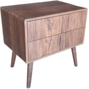 تصویر پاتختی ۲ کشو ساده 