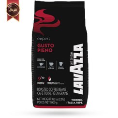 تصویر قهوه لاواتزا گوستو پینو 9/10 بسته یک کیلو گرم Lavazza Gusto pieno
