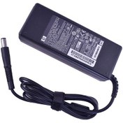 تصویر اداپتور و شارژر لپ تاپ اچ پی 19 ولت 4.7 آمپر سر بزرگ HP Laptop Adaptor Big Pin DC HP Laptop Adaptor Big Pin DC 19 V /4.7A