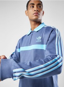 تصویر سویشرت یقه‌دار اسنشیال برند adidas originals 