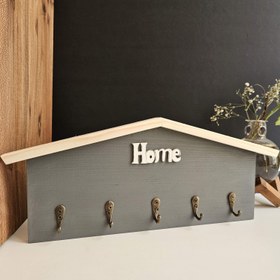 تصویر جاکلیدی مینیمال چوبی دلسی وود 