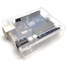 تصویر جعبه آردوینو Arduino UNO شفاف پلاستیک ABS 