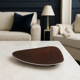 تصویر دیس شیرینی آلومینیوم _ تری قهوه ای