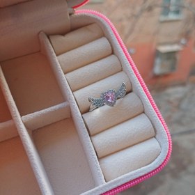 تصویر انگشتر قلب پروانه 