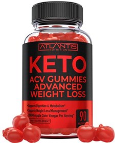 تصویر Keto Acv Gummies For Weight Loss Supports Digestion Advanced Weight Loss Detox & Cleansing Apple Cider Vinegar Keto Acv Gummies Formulated With 1000Mg Acv Per Serving 90 Count (Pack Of 1) 