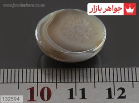 تصویر نگین عقیق باباقوری هندی بسیار زیبا کد 132594 