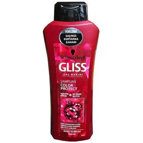 تصویر شامپو موی رنگ شده گلیس Gliss red shampoo for colored hair 500ml