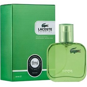 تصویر عطر جیبی مردانه تاینی مدل Lacoste Essentional حجم 30 میل النترا تاینی Elentra Tiny Lacoste Essentional Parfum For Men 30ml