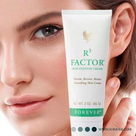 تصویر لایه بردار قوی پوست R3 Factor Skin Defense