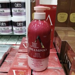 تصویر شامپو رزگلد A professional اورجینال بدون سولفات 800 میل Shampoo Rose Gold Crystal 800ml