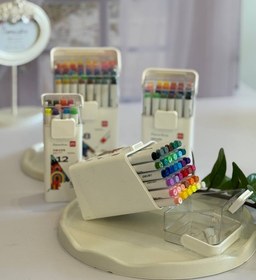 تصویر ماژیک اکریلیک دلی - ۳۶ رنگ Deli Acrylic Marker