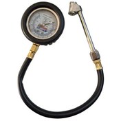 تصویر گیج باد لاستیک شرایدر گیج روغنی Michelin Schrader Auto Tire Pressure Gauge Portable Vehicle Tools