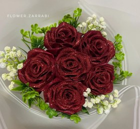 تصویر گل ربانی دسته گل پروانه ای Flowerzarrabi