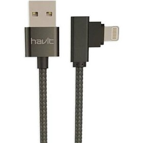 تصویر کابل تبدیل USB به لایتنینگ هویت مدل HV-CB8503 طول 1 متر 