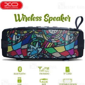 تصویر اسپیکر بلوتوثی ایکس او مدل F12 چریکی XO F12 Portable Bluetooth Speaker