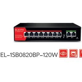 تصویر سوئیچ 8 پورت شبکه EL-1SB0820BP-120W الکاتو 