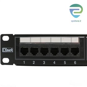 تصویر پچ پنل 24 پورت همراه با کیستون Cat6 کی نت K-N1062 ا K-Net K-N1062 Cat6 UTP 24 Port Loaded Patch Panel K-Net K-N1062 Cat6 UTP 24 Port Loaded Patch Panel