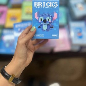 تصویر لگو استیج آبی مدل استیچ 