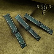 تصویر بند ساعت چهار لایه چرم طبیعی بوفالو - ۲۰ میلی متری 