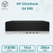 تصویر مینی کیس استوک اچ پی HP EliteDesk G4 800 - Cpu i7 8700 + Ram 16GB DDR4 + SSD 256GB CPU i7 8700 3.2 GHz + Ram 16 GB DDR4