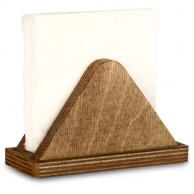 تصویر جا دستمال مثلث چوبی یک عددی Single wooden triangle