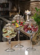 تصویر کندی پایه دار گرد 