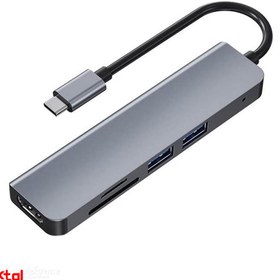 تصویر هاب 5 پورت USB-C مدل BYL-2010N 