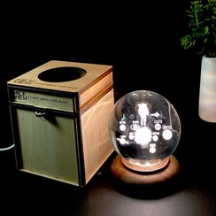 تصویر گوی کریستالی طرح فضا 