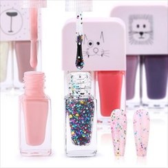 تصویر انواع لاک ناخن دو قلو 