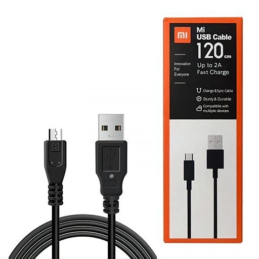 خرید و قیمت کابل شارژر شیائومی mi usb cable 120cm ترب