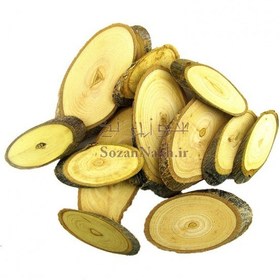 تصویر برش چوب بیضی اسلایس کوچک 