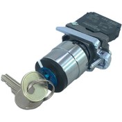 تصویر کلید سلکتوری یک طرف سوئیچ دار هارمونی طرح اشنایدر XB4-BG21 