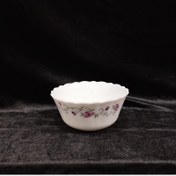 تصویر پیاله ماست آرکوپال پارس اپال مدل لیندا 124گل بنفش 